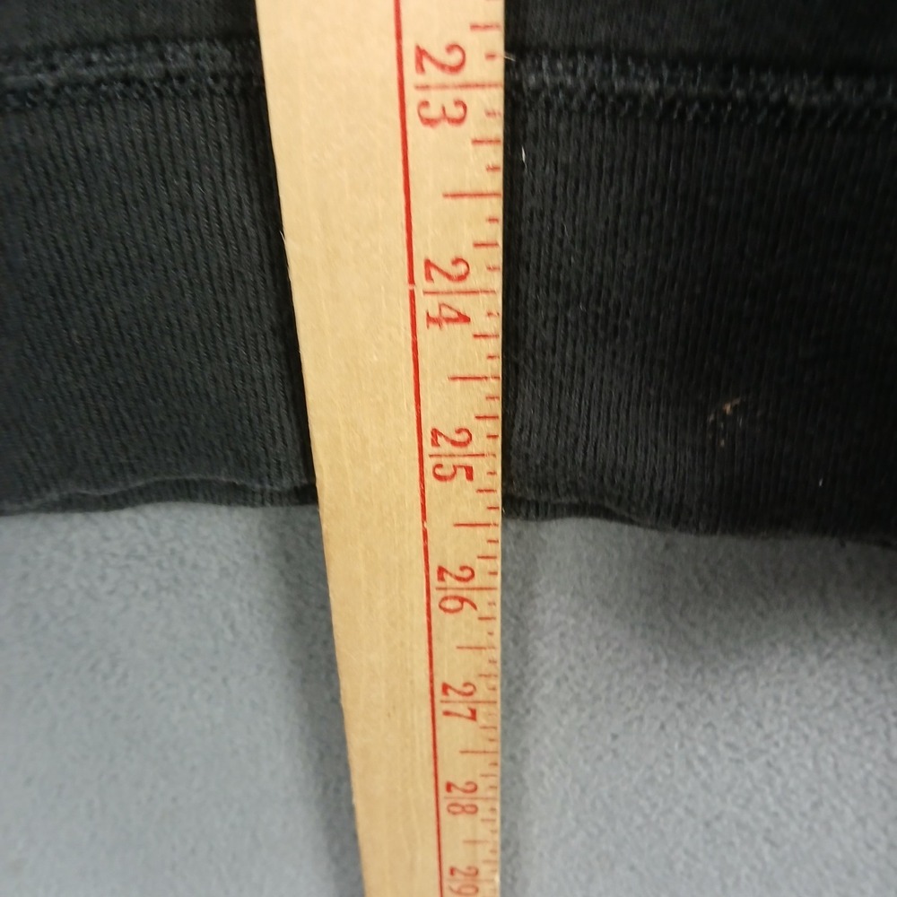 Vintage Calvin Klein Jeans Sweatshirt Women PM Black Cotton Logo Fleece Lined - Picture 8 of 8